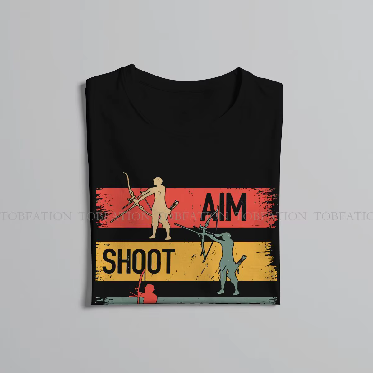 T-shirt à col rond en tissu pour homme
