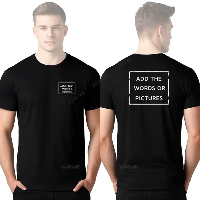 T-shirt personnalisé pour hommes