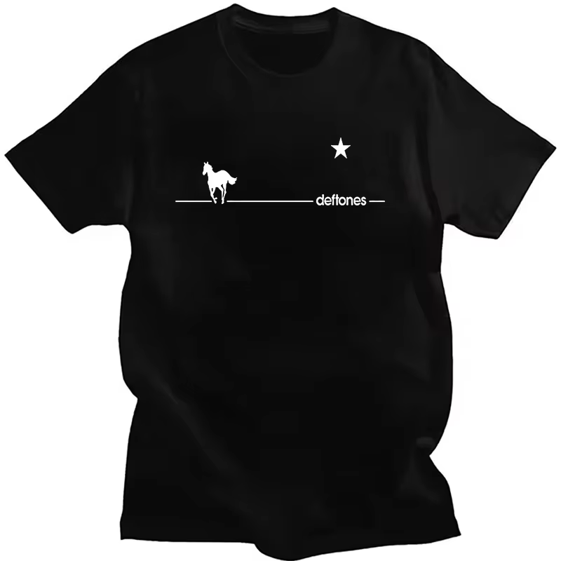 Deftones Rock Band T-shirt imprimé femmes hommes Streetwear Y2K haut à manches courtes été Vintage rétro décontracté