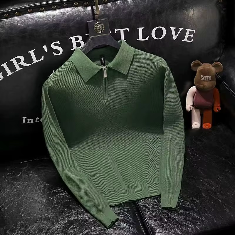 Polo à manches longues pour homme