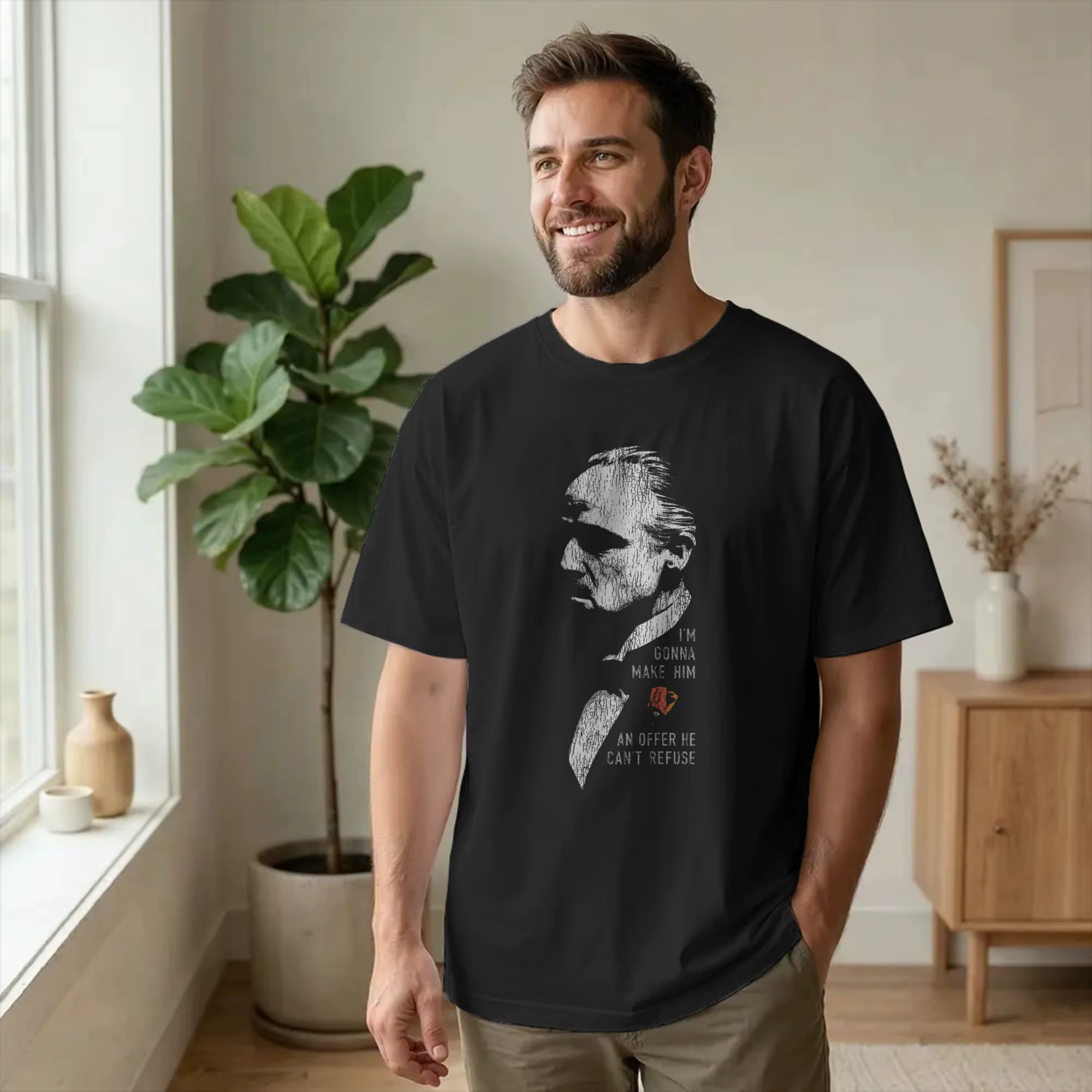 T-shirt manches courtes col rond homme