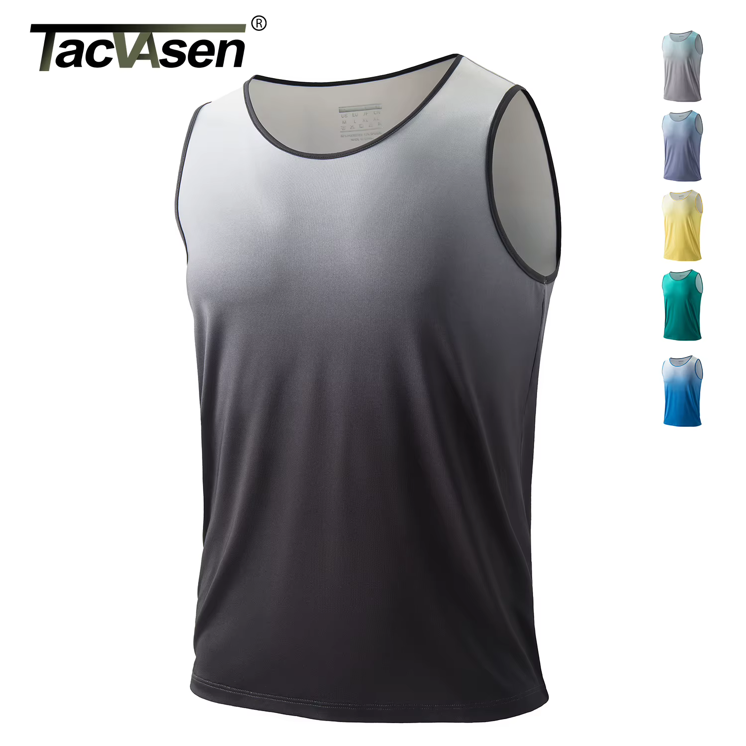 TACVASEN Débardeurs de sport UPF80+ pour hommes