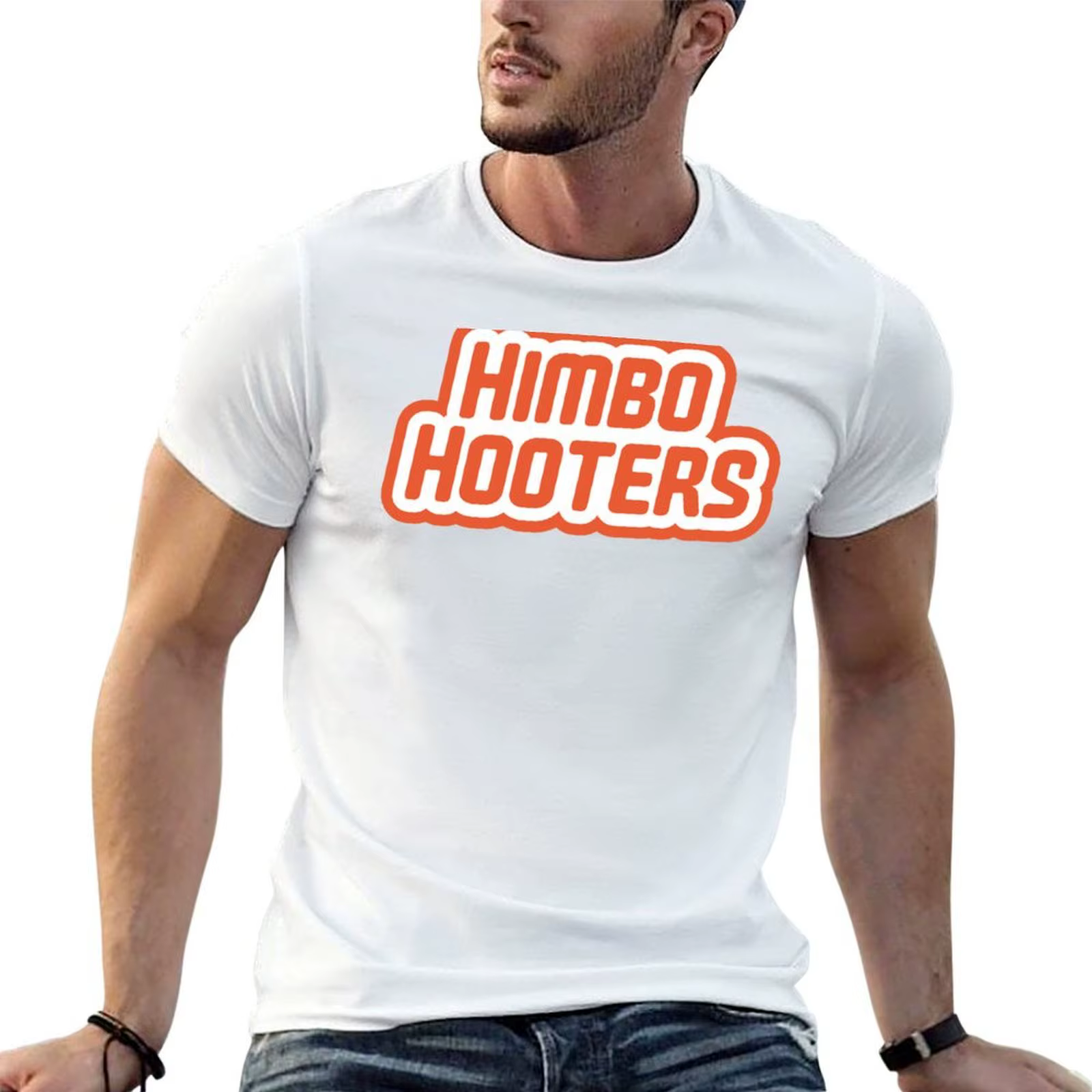 T-shirt Himbo Hooters (Orange) personnalisé