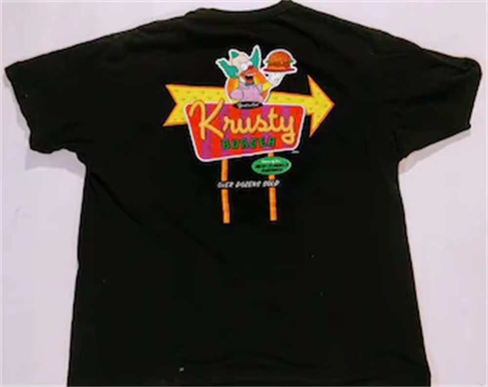 T-shirt Krusty Burgers Restaurant Sign, T-shirt