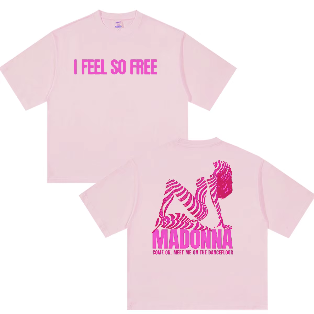 Madonna I Feel So Free Tour 2026 T-shirts graphiques pour hommes et femmes