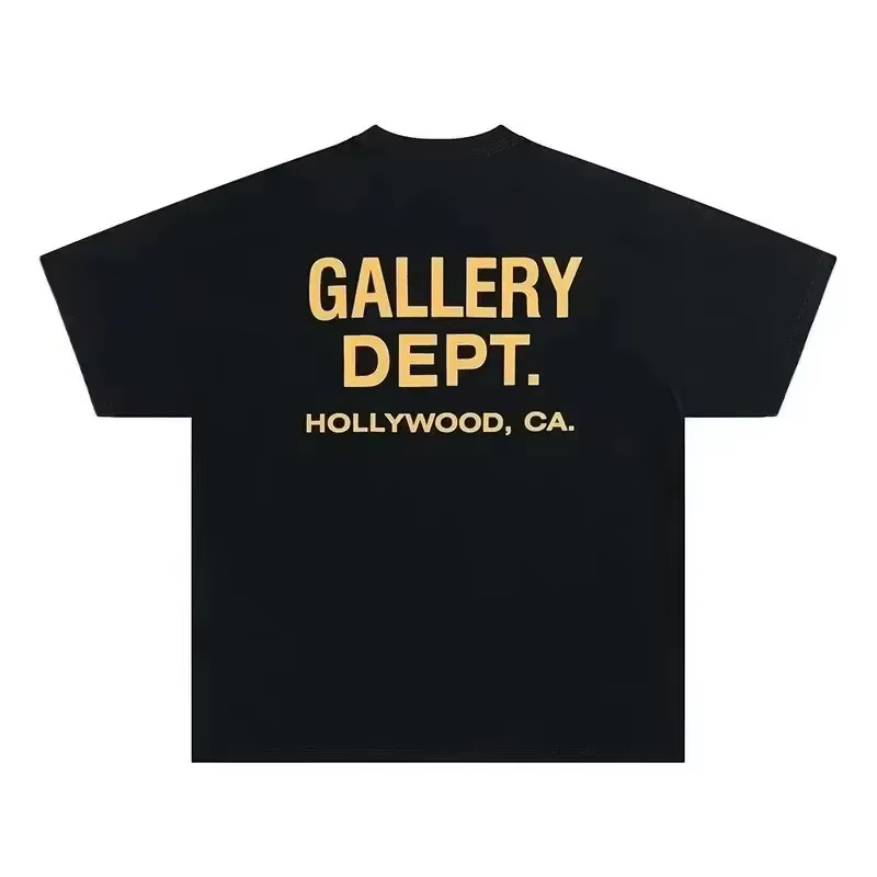 T-shirt vintage style streetwear Gallery Dept imprimé