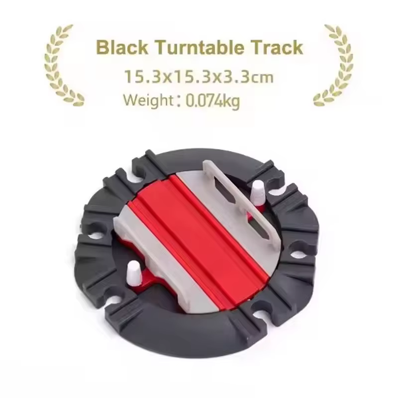Accessoires de train en bois : rails flexibles en plastique, plateau tournant, pont incliné compatibles avec les rails en bois de marque, jouets ferroviaires
