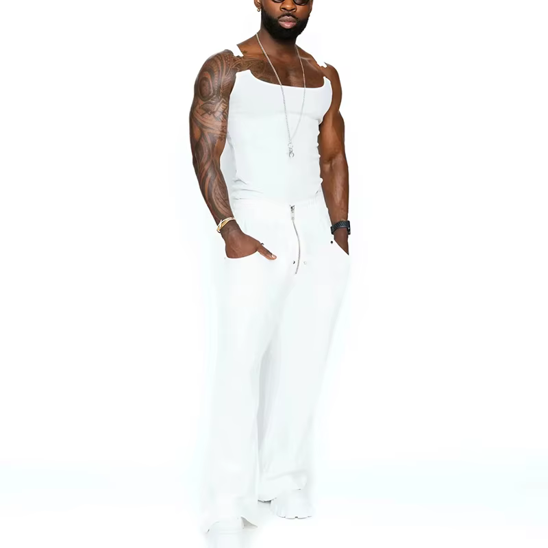 Camisole à col carré pour hommes