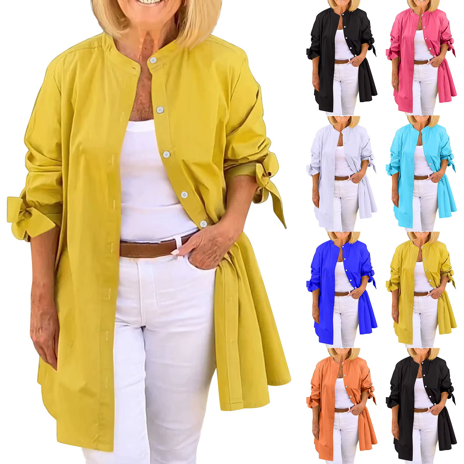 Collection de chemises à manches longues pour femmes