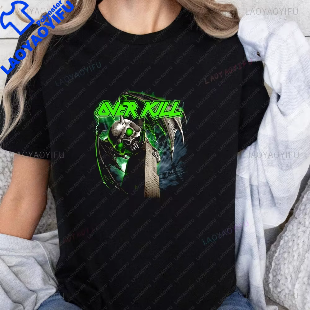 T-shirt imprimé Overkill Band