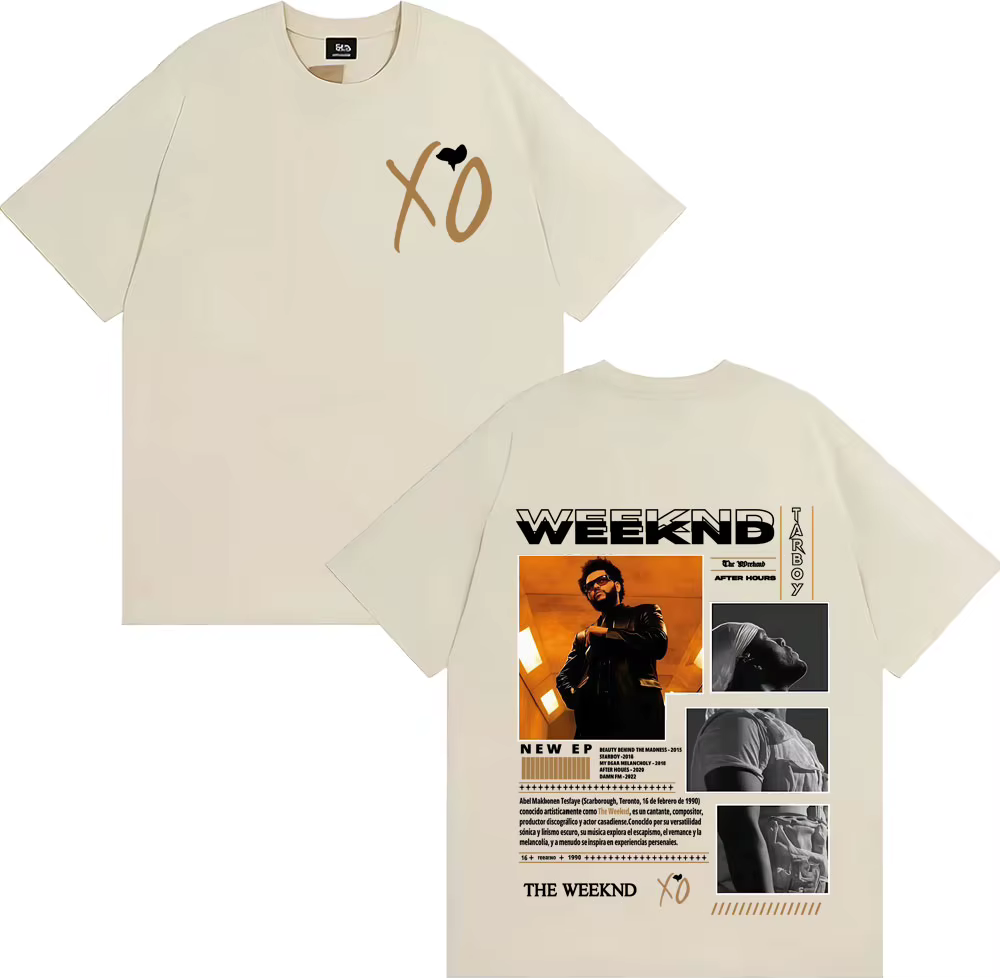 Rétro The Weeknd After Hours Album T-shirts graphiques pour hommes Vintage années 90 Hip Hop gothique T-shirt