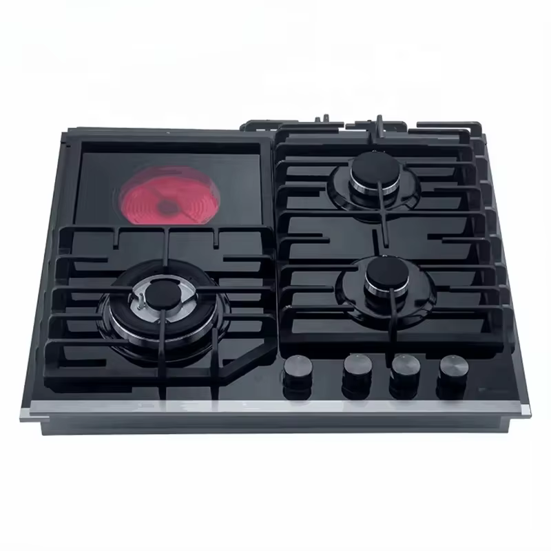 Cuisinière à induction à 4 brûleurs intégrée