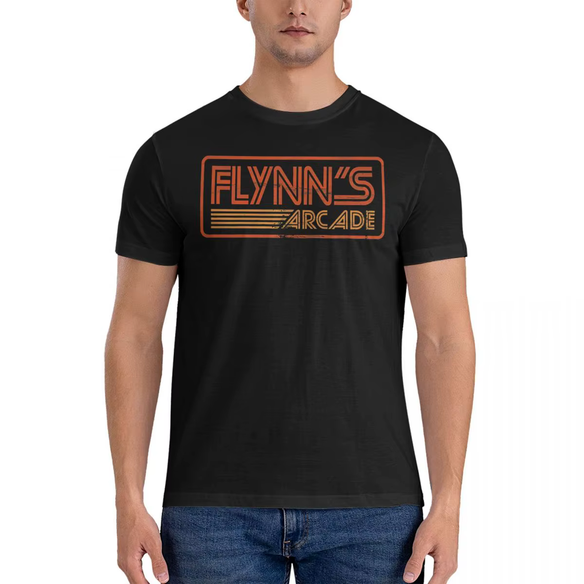 Flynn-T-Shirt à Manches Courtes en Coton pour Homme
