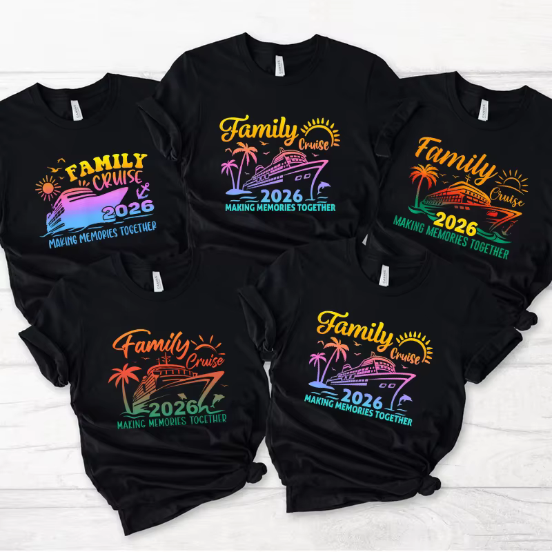 T-shirts assortis pour la famille