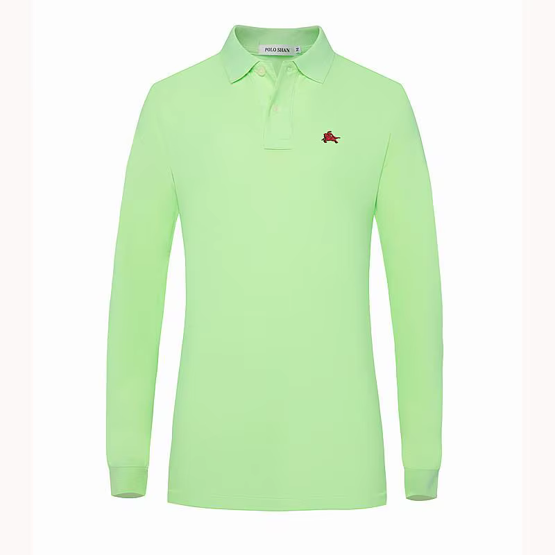 Polo décontracté avec logo brodé pour femmes