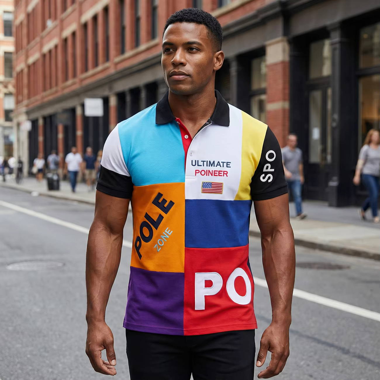 Polo Homme Grande Taille 7XL TS – Classique à Carreaux