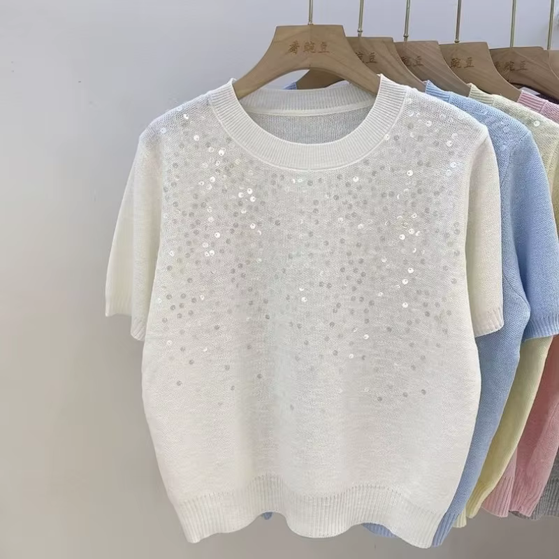 T-shirt en tricot Matakawa pour femme