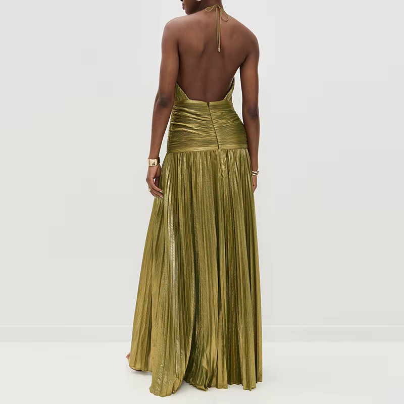 Robe longue de soirée sexy et luxueuse pour femme