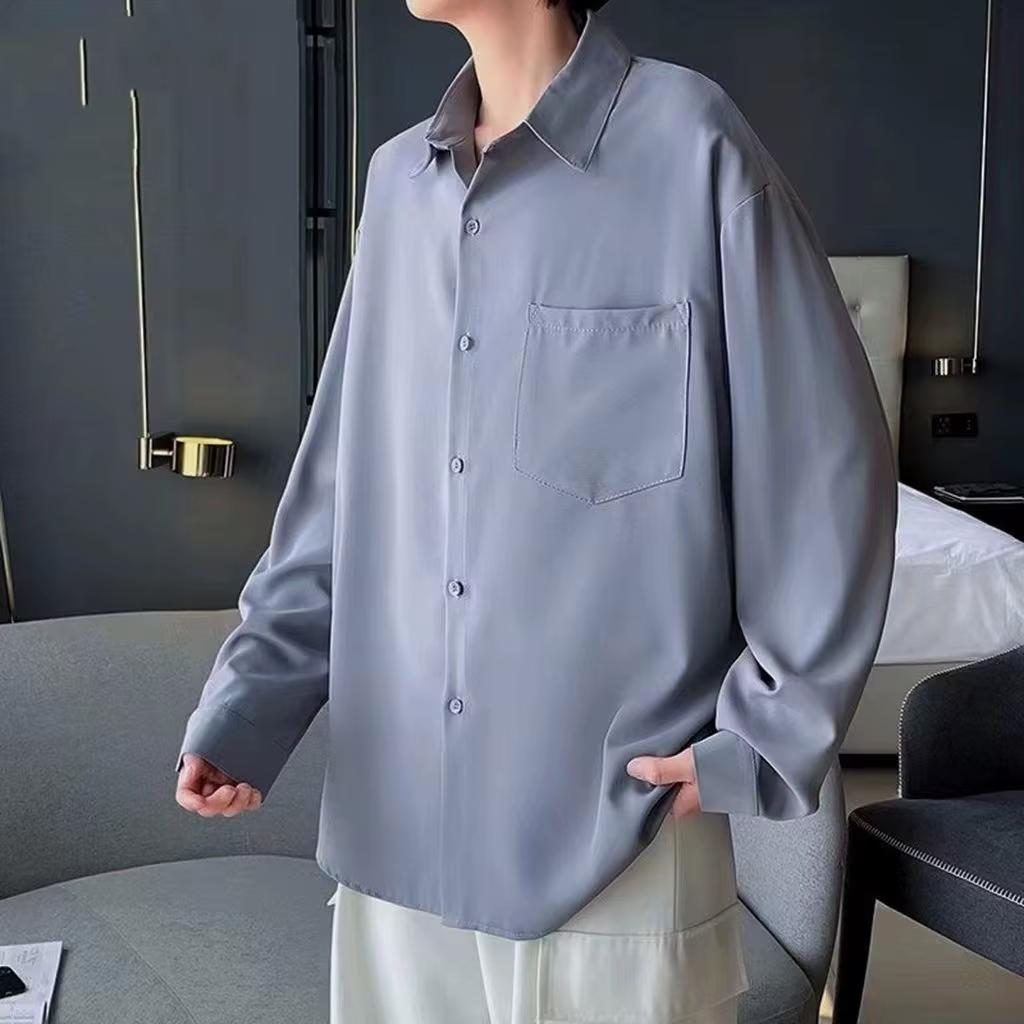 Chemise polyvalente à manches longues pour hommes