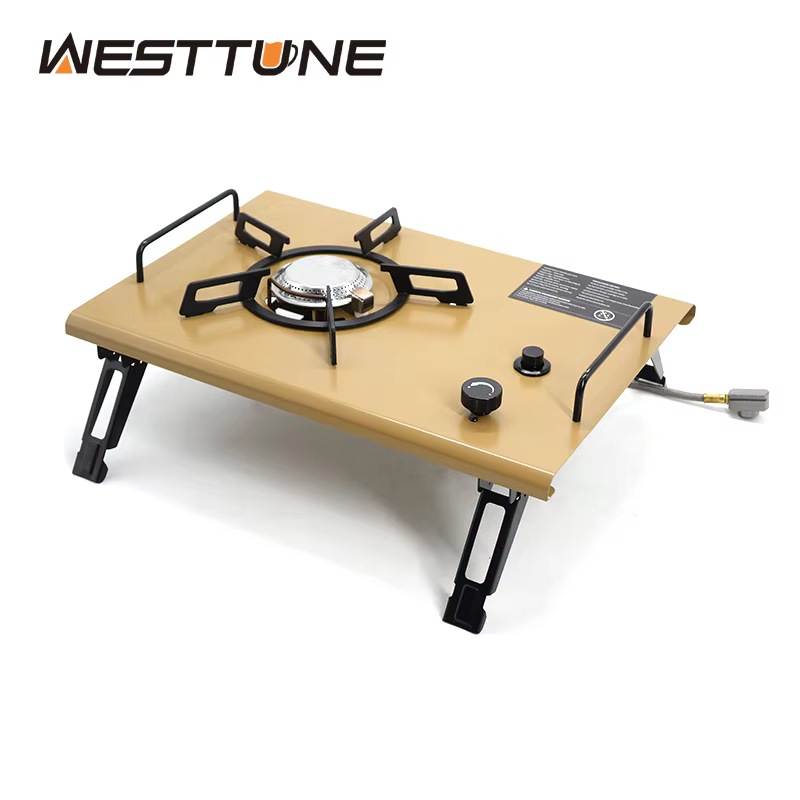 WESTTUNE IGT cuisinière à gaz brûleur fort chauffage four Portable extérieur 4000W haute puissance en acier inoxydable