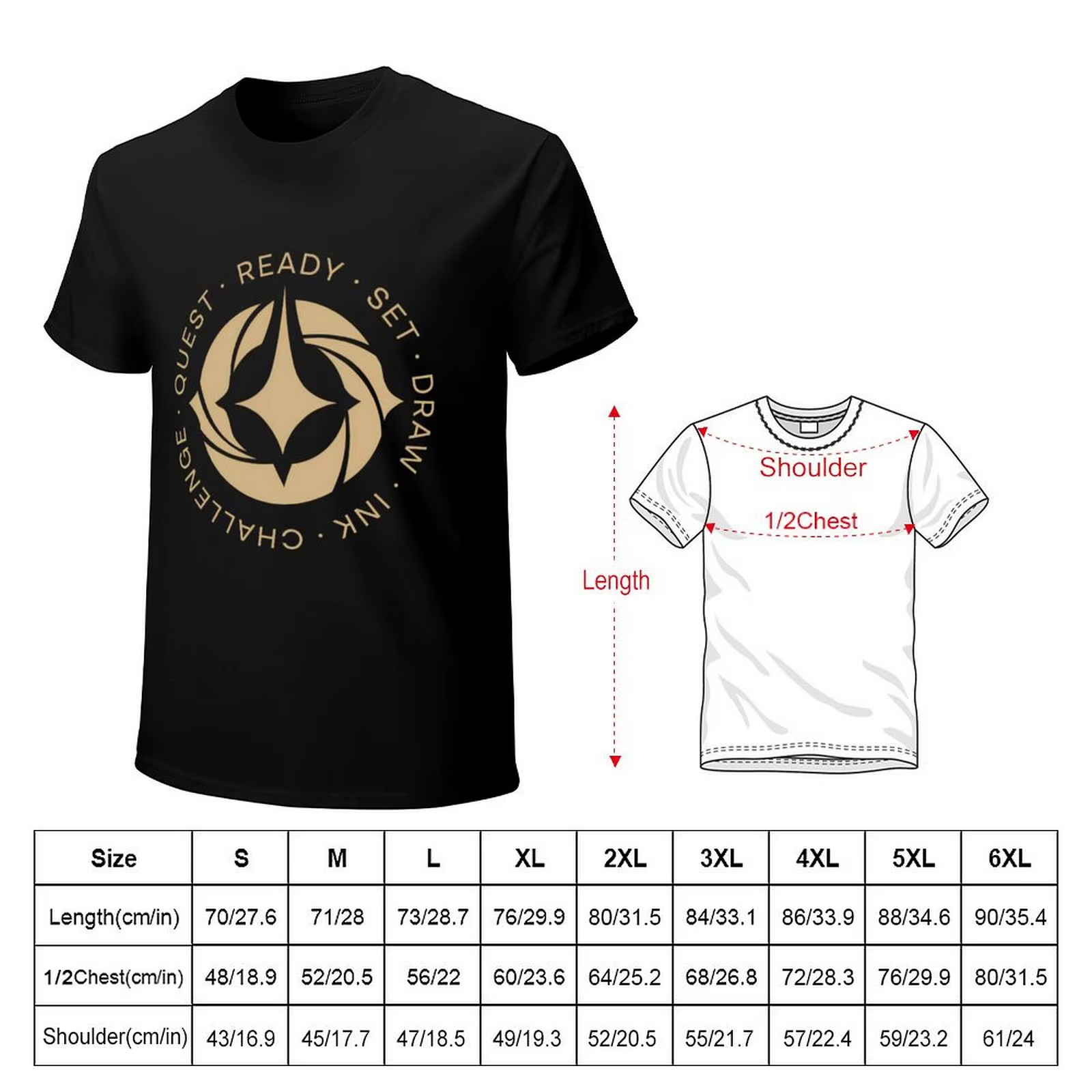 T-shirt avec logo Lorcana, résistant à la sueur, pour l'entraînement
