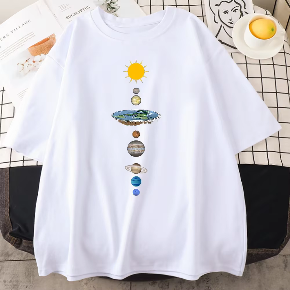T-shirt graphique à manches courtes pour femmes