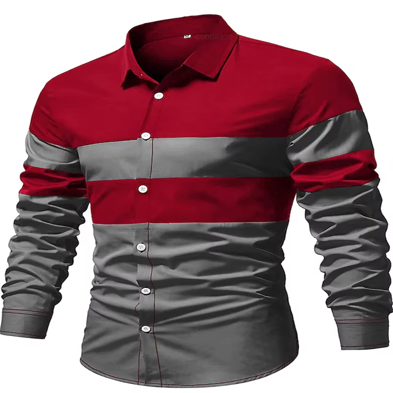 Chemise d'été à boutons pour hommes