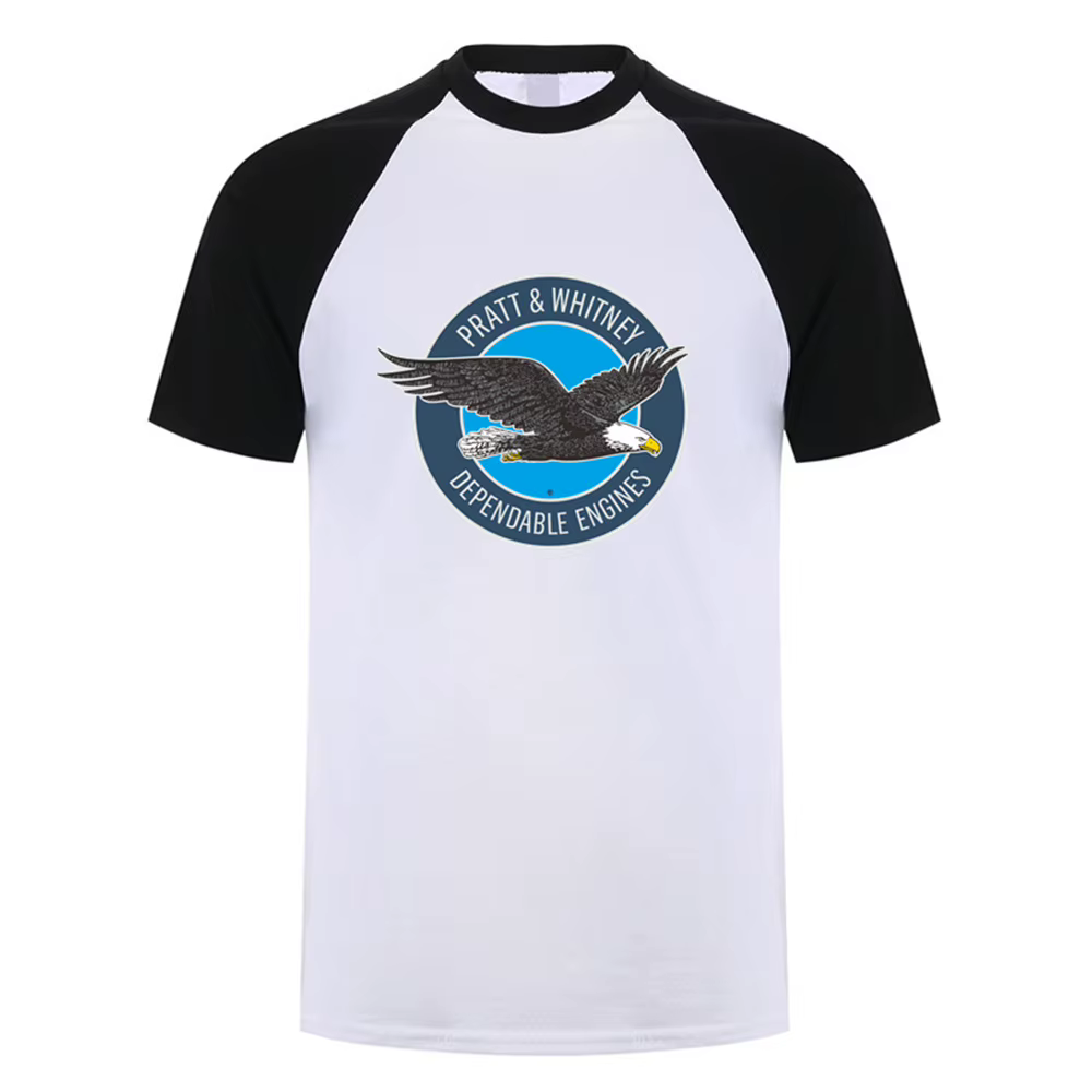 Nouveau Pratt & Whitney Hommes T Shirt D'été À Manches Courtes En Coton Tee Shirts Y-pour Homme Femmes LH-557