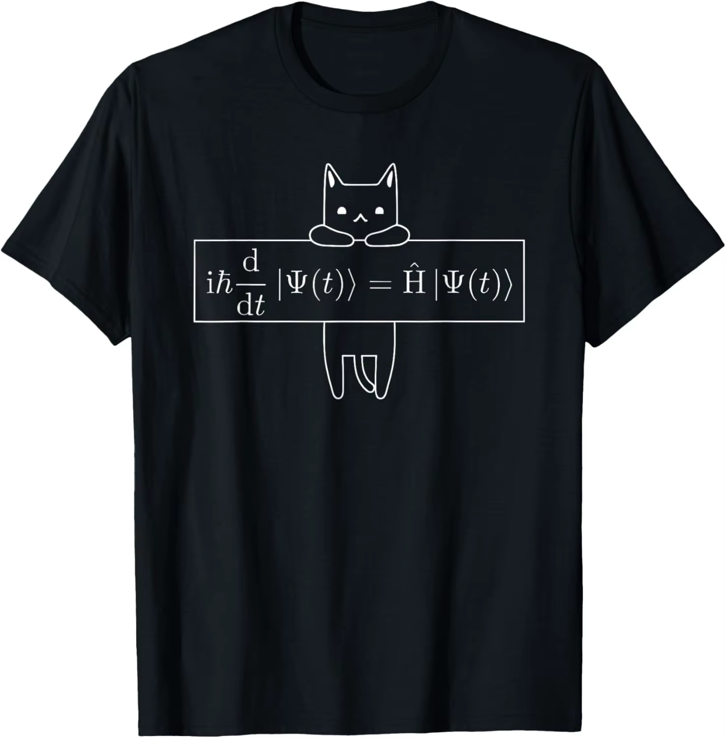 Drôle Schrodinger's Cat Quantum Mechanics T-shirts mode Manga bande dessinée hommes formule beaux