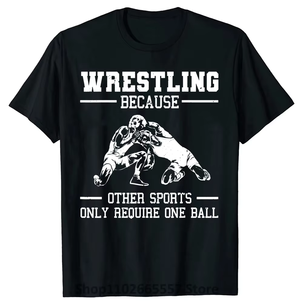 T-shirt de lutte drôle pour hommes
