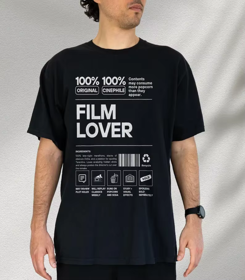 T-shirt amoureux du film