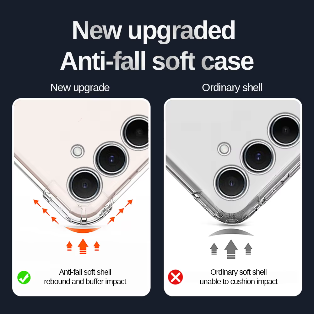Coque transparente anti-jaunissement souple pour Samsung Galaxy S25 S26, SamsungS25 Ultra S 26 Plus 25 FE Edge S26Ultra 5G, Funda transparente