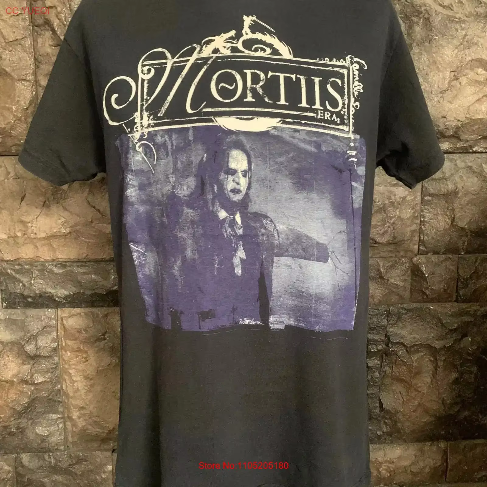 Vintage années 00 Mortiis bande électronique t-shirt