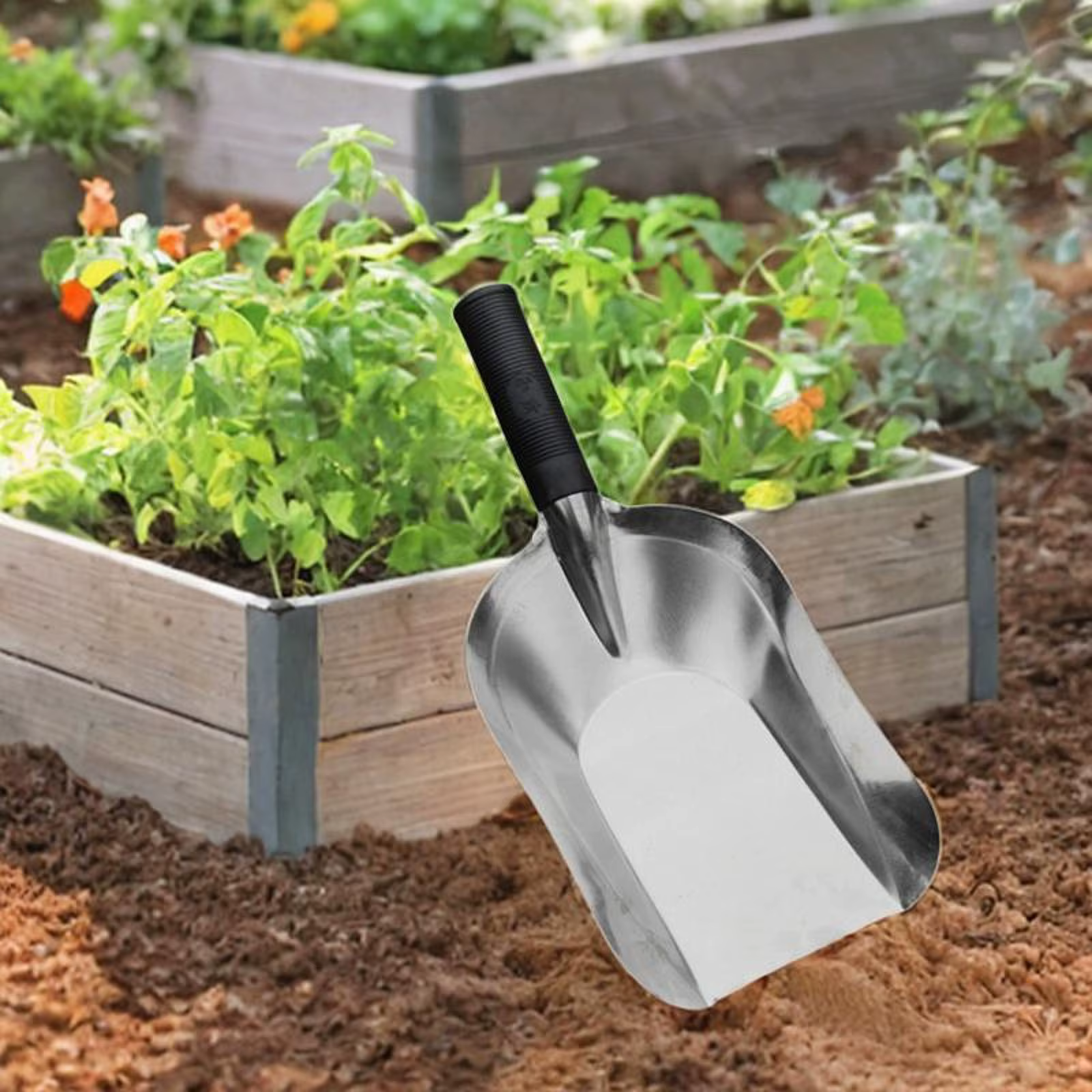 Pelle de jardin cuillère plate conception Portable pratique