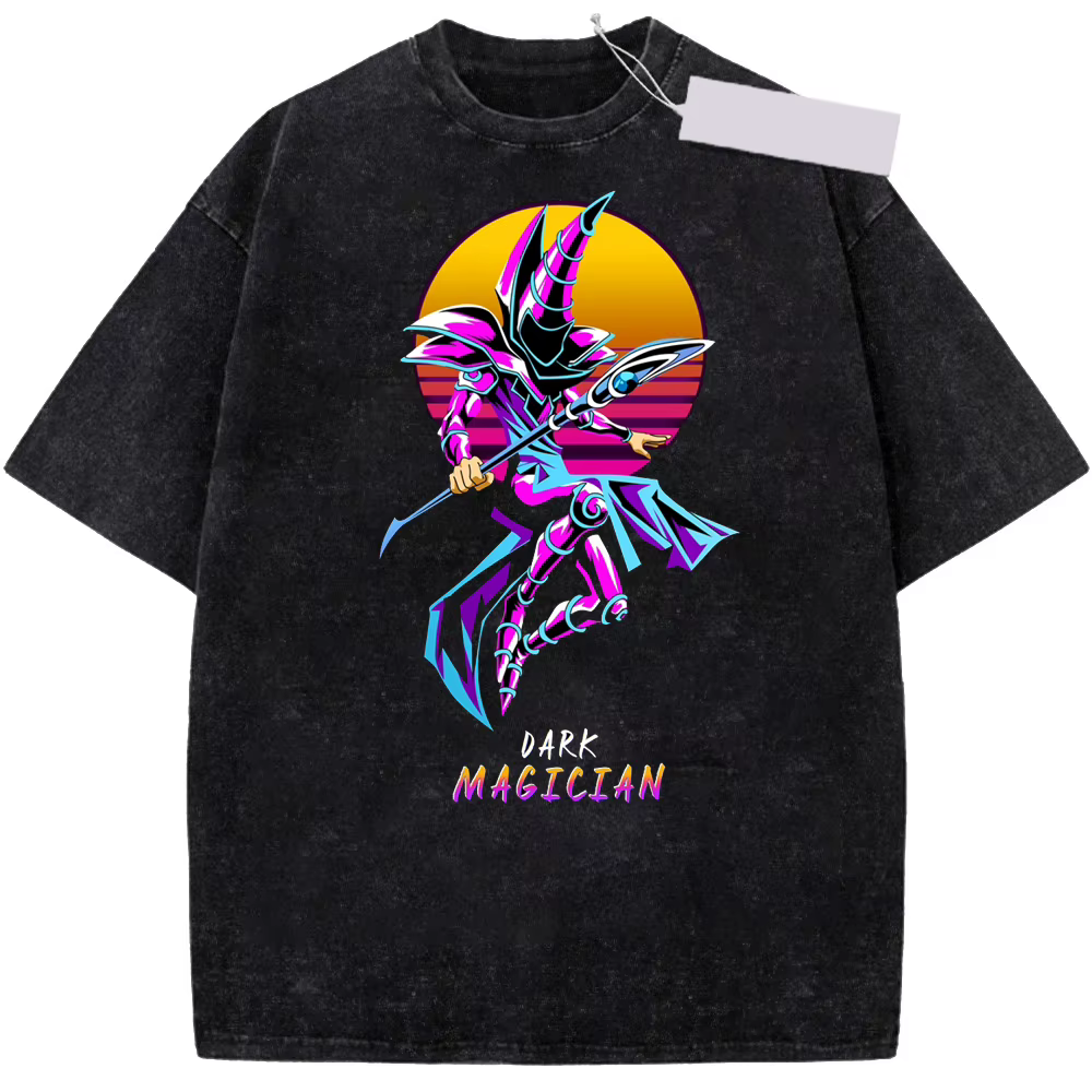 Yu-Gi-Oh! Vintage Lavé et Délavé T-shirt graphique Yugi Muto pour hommes