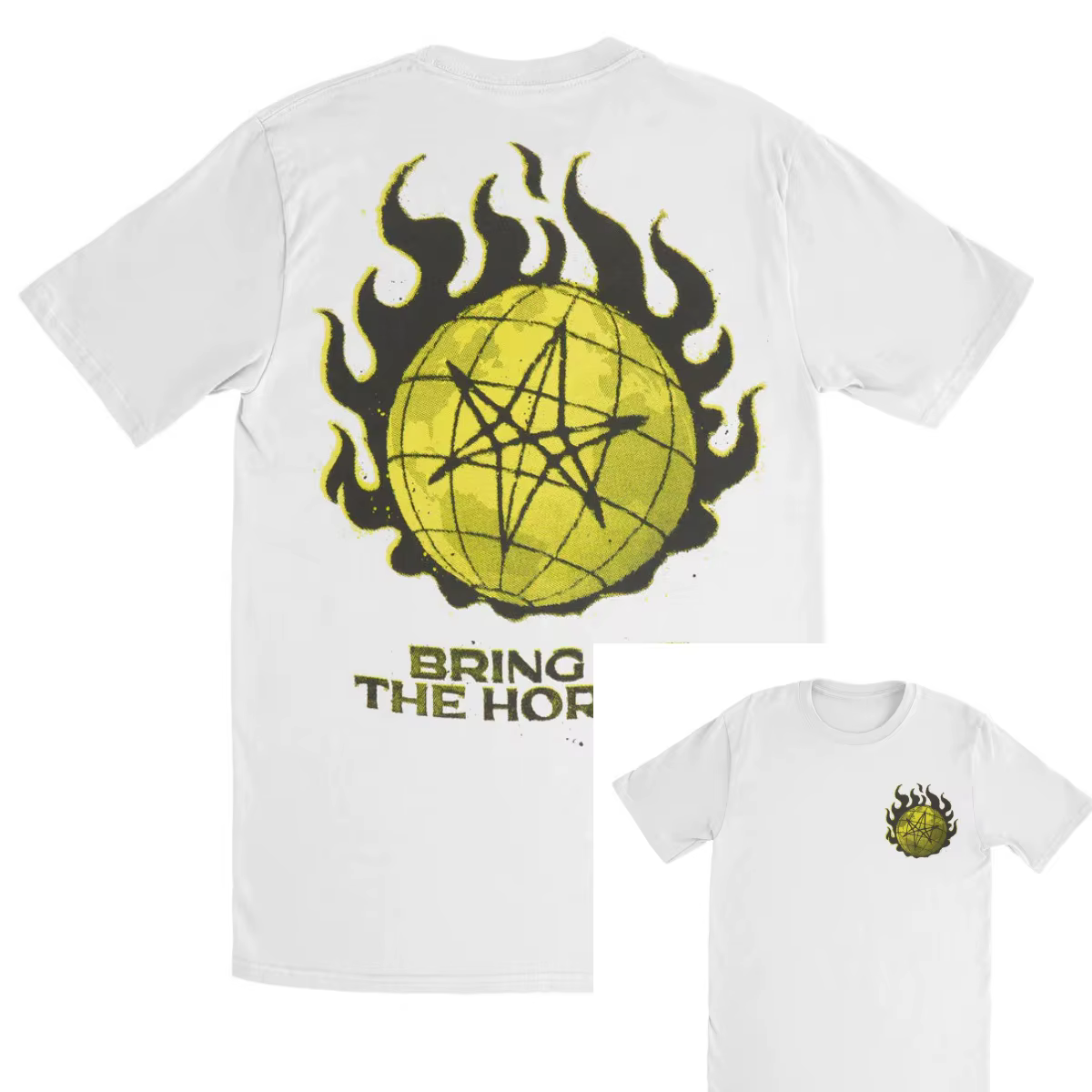 Bring Me The Horizon Faceless Band T-Shirt 100% coton