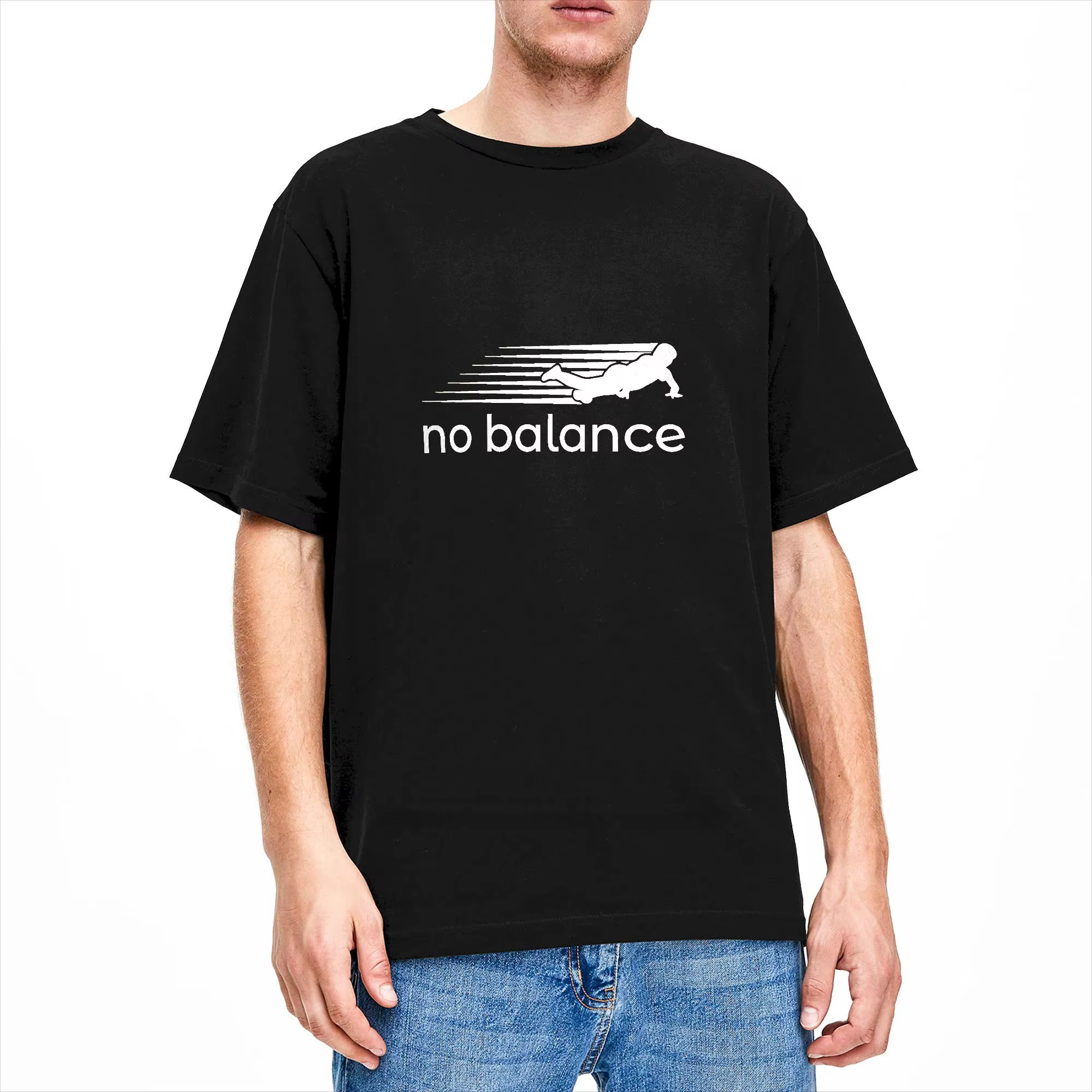 T-shirts pour hommes No Balance Novelty 100% coton