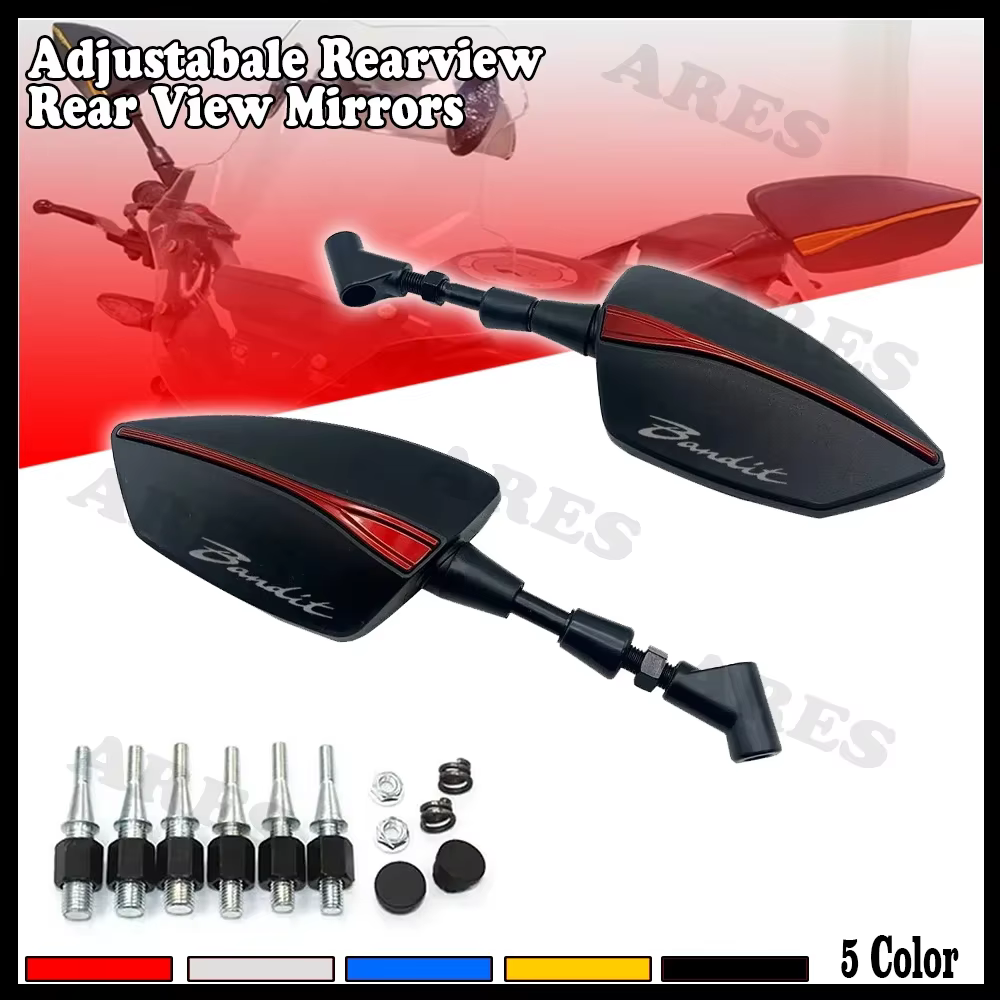 Pour SUZUKI Bandit GSF 400 600 650 650S 1200 1250 S 600S M8/M10 rétroviseur universel réglable rétroviseurs latéraux