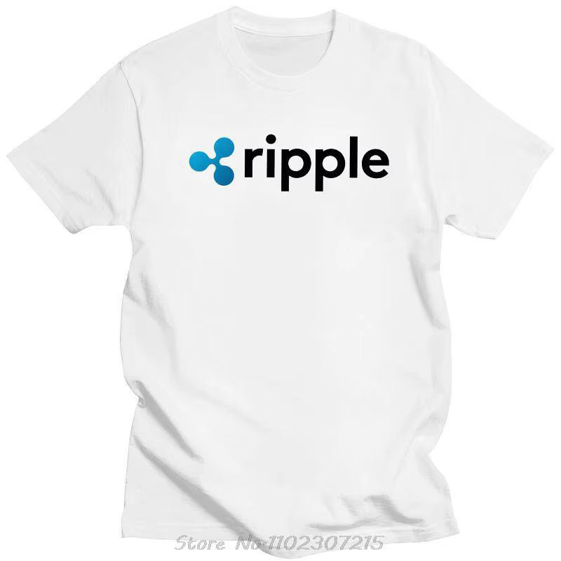 Ripple XRP Logo t-shirts hommes coton doux T-shirt hauts Bitcoin Crypto crypto-monnaie