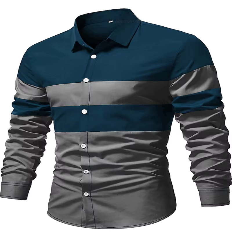 Chemise d'été à boutons pour hommes