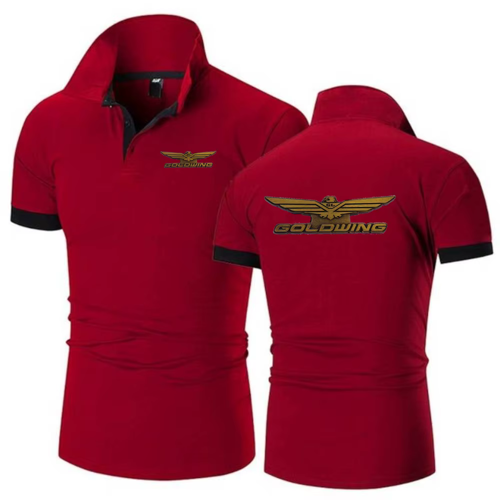 Polos Goldwing GL1800 japon motos revers t-shirts à manches courtes