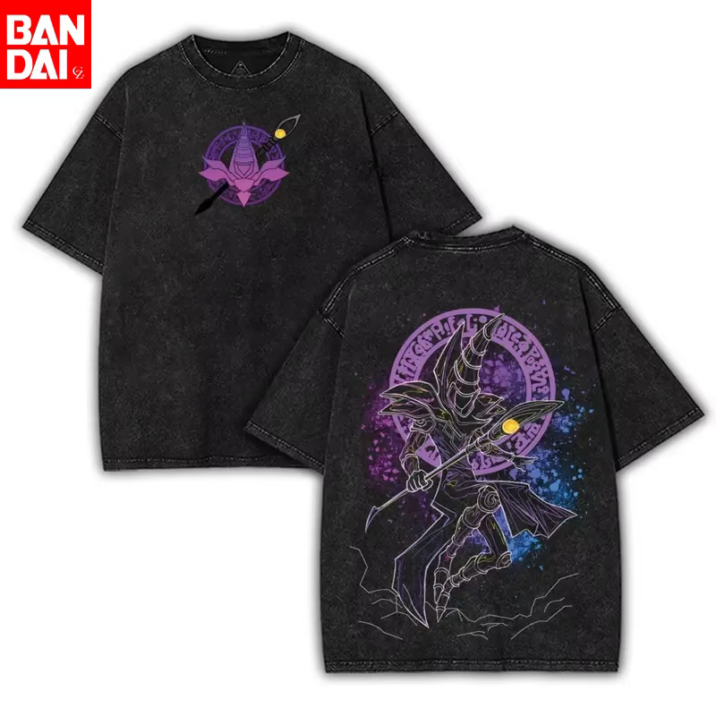 Yu-Gi-Oh! Vintage Lavé et Délavé T-shirt graphique Yugi Muto pour hommes