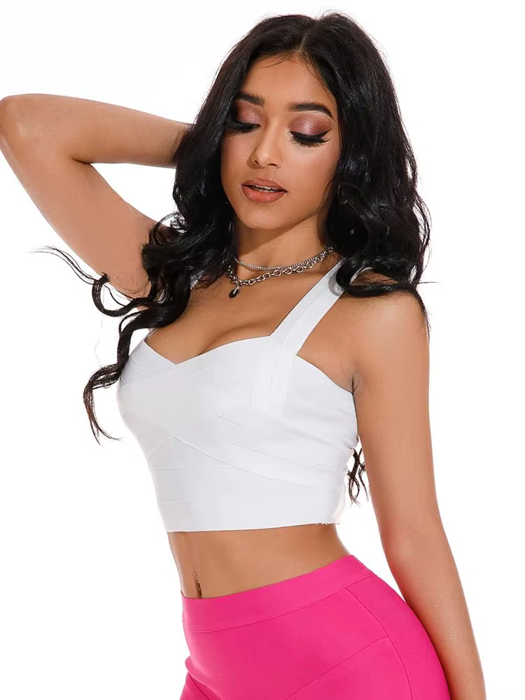 Mini camisole bandage spaghetti pour fille