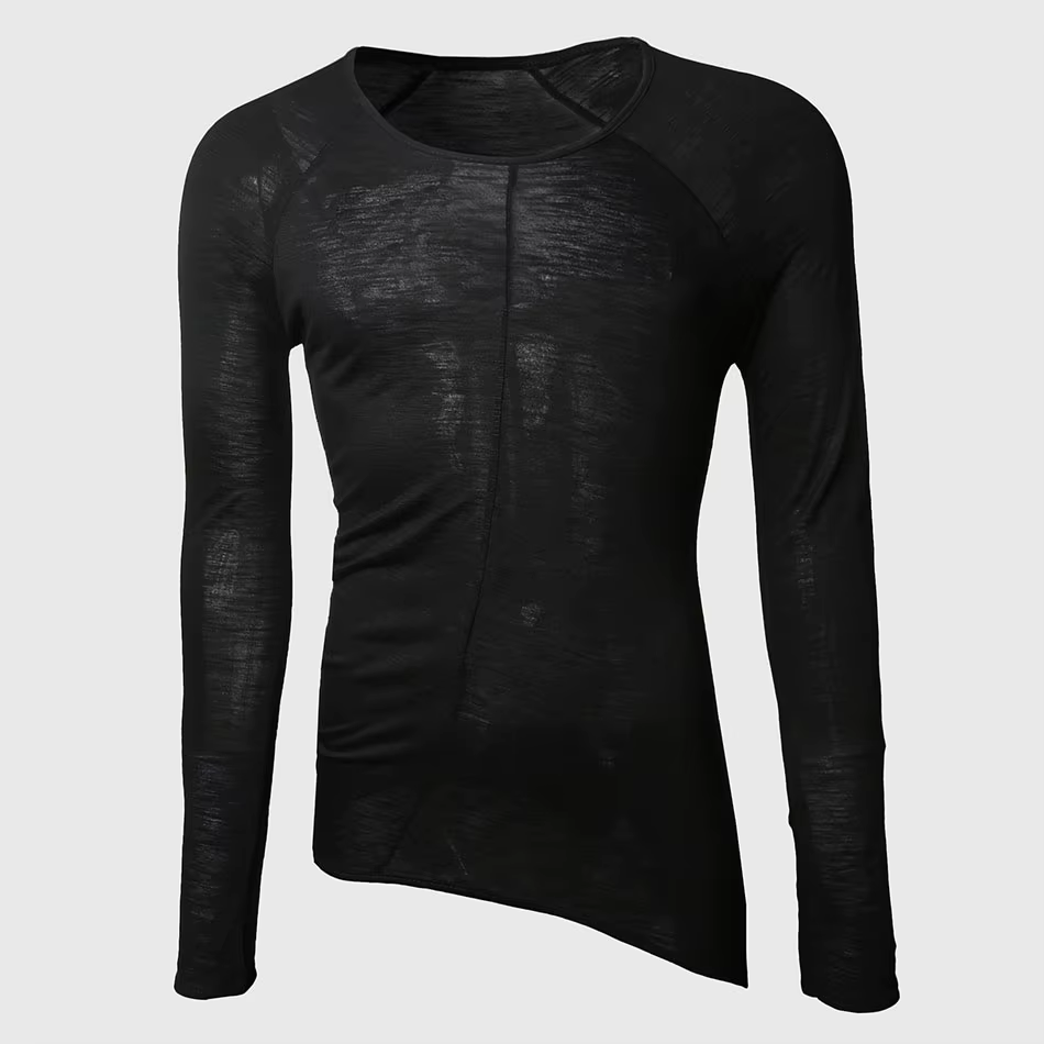 T-shirt à col rond pour hommes