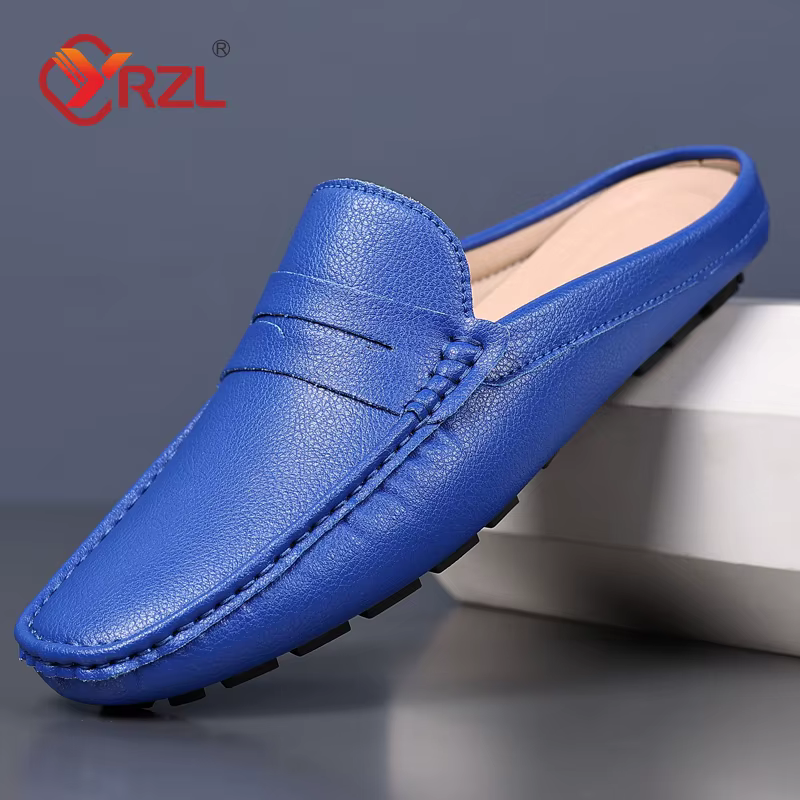 Mocassins d'été en cuir PU pour homme