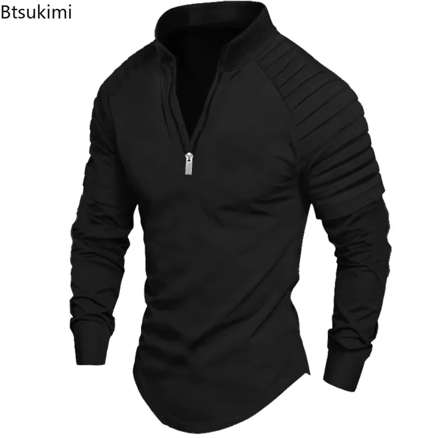 Polo à manches longues pour hommes