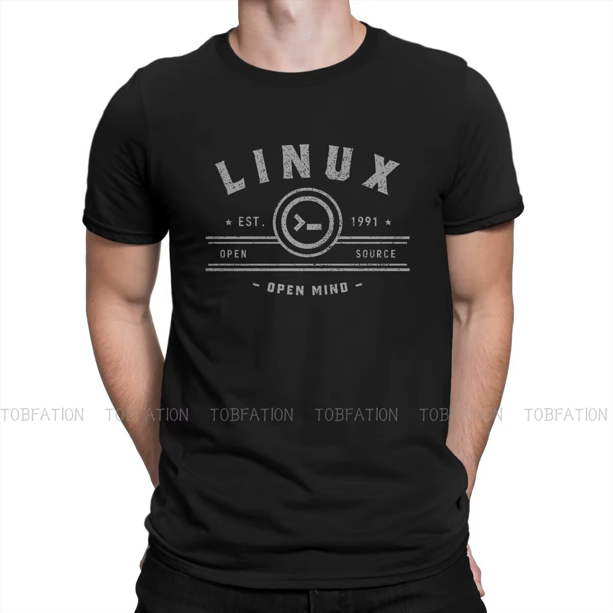 T-shirt Linux exclusif T-shirt homme décontracté