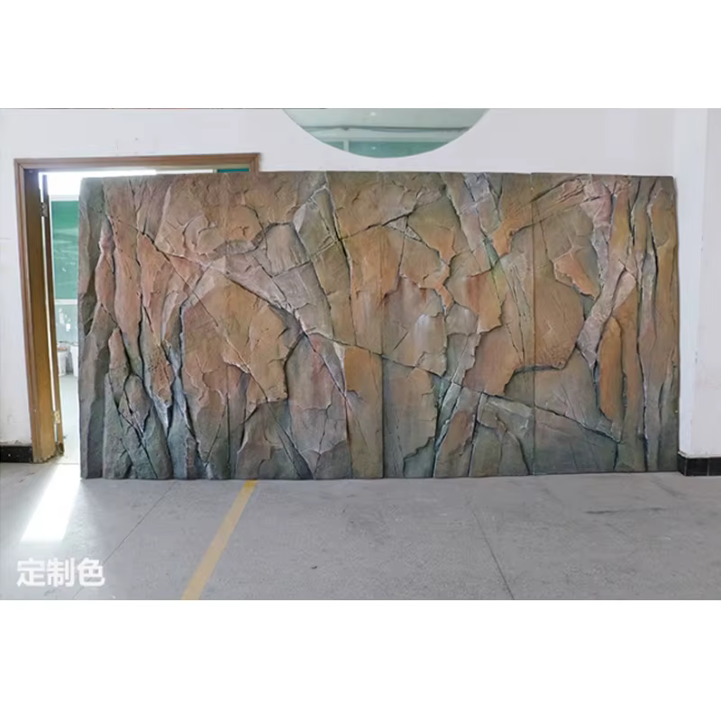 Rock Mountain Rock PU Background Wall Art Stone