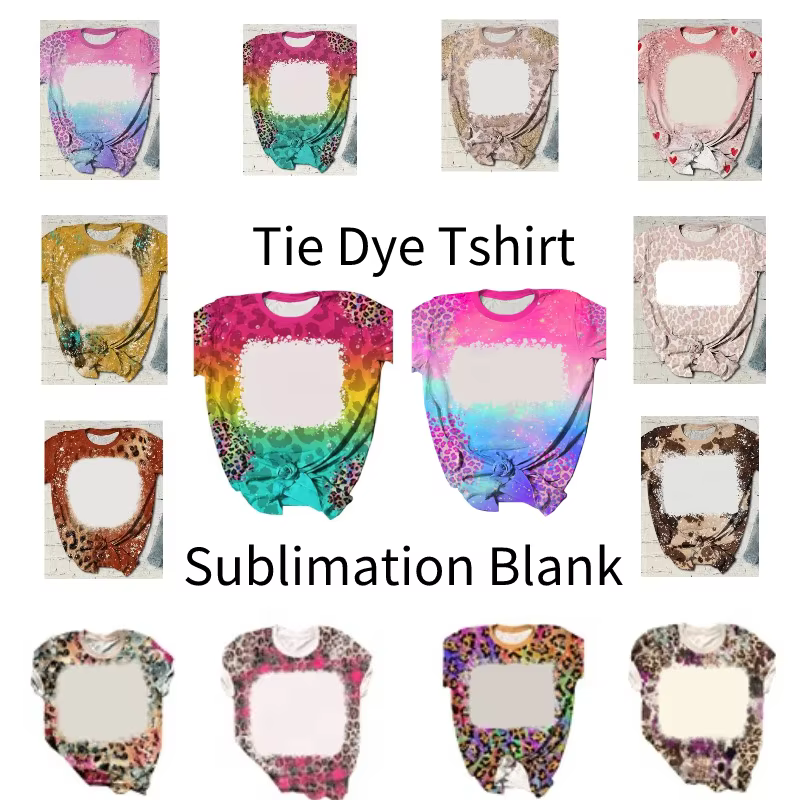 T-shirt à manches courtes en polyester pour sublimation