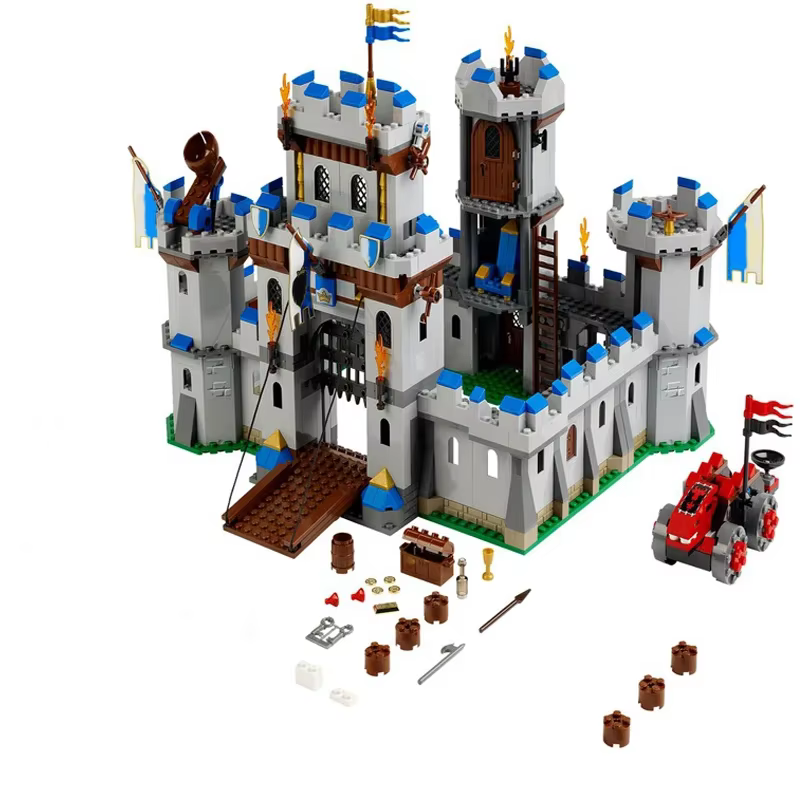 1003 pièces européen médiéval Street View château du roi modèle bricolage idées créatives enfant jouet assemblage Puzzle cadeau d'anniversaire MOC-10305